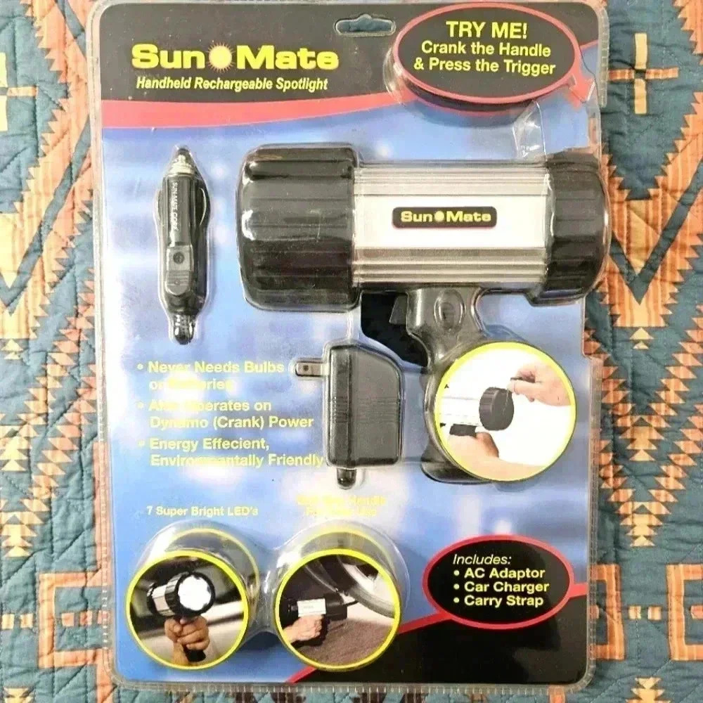 New Sunmate rechargeable spotlight